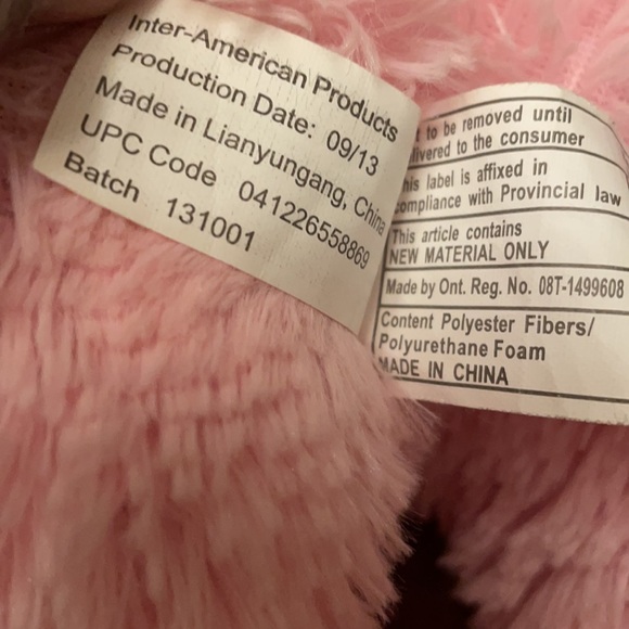 Preloved Large Pink Stuffed Animal Unicorn /Toy - Picture 9 of 10